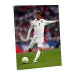 David Beckham Free Kick Picture Print On Framed Canvas Wall Art Home Decoration