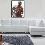 Lebron James Greatest Player Picture Print On Framed Canvas Wall Art Decor