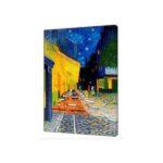 ARTSPRINTS The Cafe Terrace at Night Paint by Van Gogh Reprint On Framed Canvas Wall Art