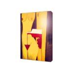 Nude Figure Couple Wine Picture Paint Picture Reproduction Print On Framed Canvas Wall Art Home Decoration