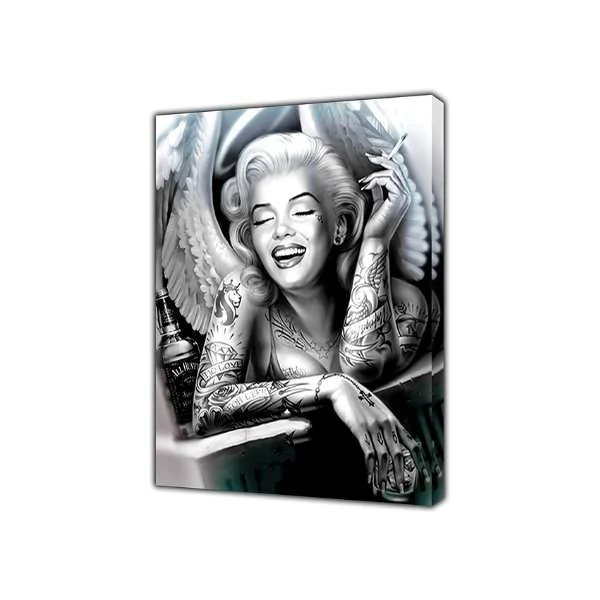 arilyn Monroe Angel Picture Print On Framed Canvas Wall Art Home Décor