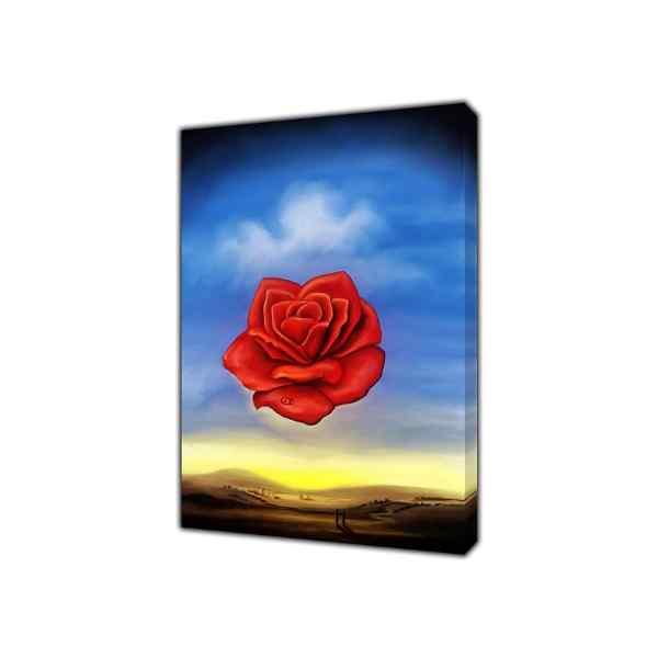 The Meditative Rose Oil Paint by Salvador Dali Picture Paint Picture Reproduction Print On Framed Canvas Wall Art Home Decoration