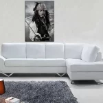 Jonny Depp Prates Portrait Charcoal Drawing Print On Framed Canvas Wall Art Home Decoration