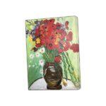 Van Gogh red Poppies and Daisies Abstract Oil Paint Picture Paint Picture Reproduction Print On Framed Canvas Wall Art Home Decoration