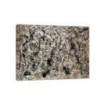 Jackson Pollock Number 28 Picture Print On Framed Canvas Wall Art Home Decoration