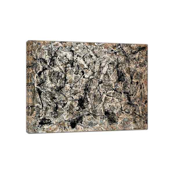 Jackson Pollock Number 28 Picture Print On Framed Canvas Wall Art Home Decoration